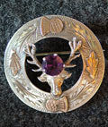 Stag Head Brooch