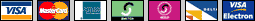 We accept Credit Cards using Pay Pal